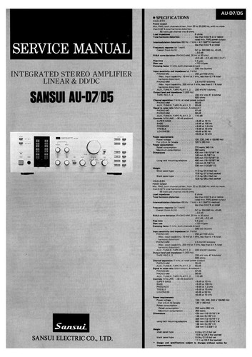 Manuale servizio - di,
