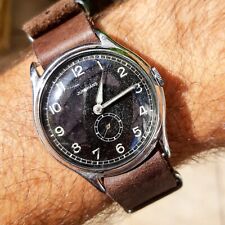 montre militaire vintage Junghans 34mm. Belle patine.