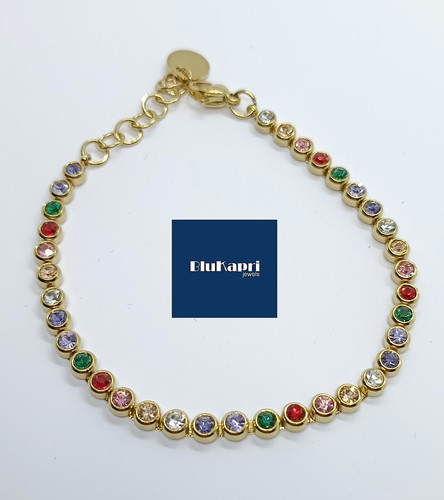 Bracciale donna acciaio oro
