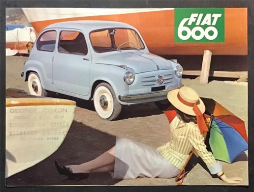 Brochure vendita auto fiat 600 - brochure,
