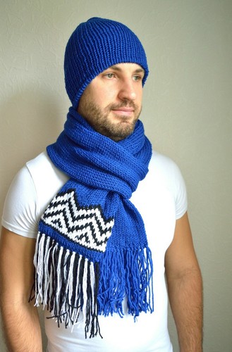 Set cappello sciarpa unisex - e,