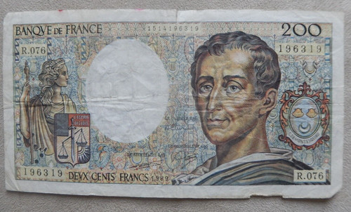 Banconota 200 franchi - banconota, da
