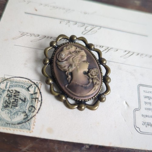 Spilla cammeo oro - , vintage