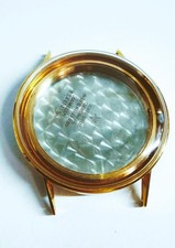 CASSA PER OROLOGIO ZENITH VINTAGE 34 mm, GOLD PLATED 14K ,CON VETRO