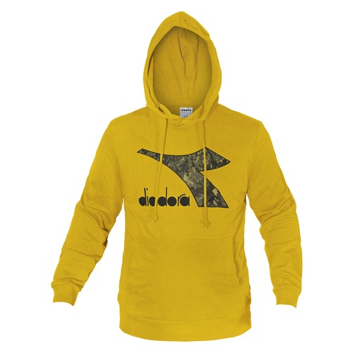 Felpa uomo diadora cappuccio - felpa,
