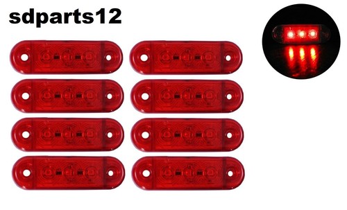 Luce ingombro led rosso - 8,