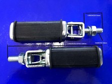 COPPIA PEDANE PASSEGGERO MORINI SBARAZZINO 98 DIAMETRO 10mm (CU017)