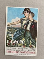 O.) Cartolina militare 1GM WWI prestito Lavoro