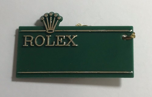 Rolex green swin hang tag - swin, sea