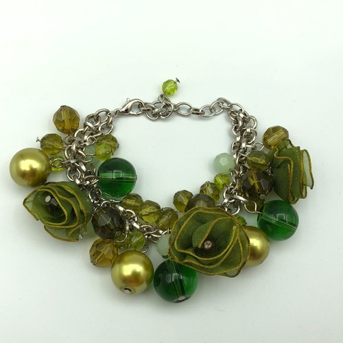 Bracciale charm perline - bracciale,