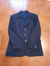 Giacca Blazer In fresco lana tg. IT 50-52 uomo Lanificio Angelico Biella Italy 