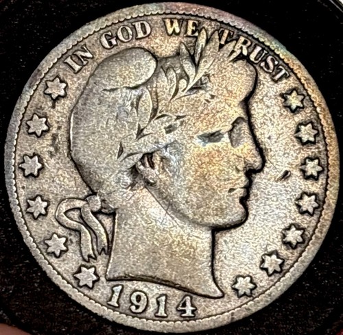 1914 barbiere mezzo dollaro - 1914,
