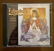 DAVID BOWIE - LABYRINTH CD Album UK & EU 1986 - O.S.T. OF JIM HENSON FILM - MINT