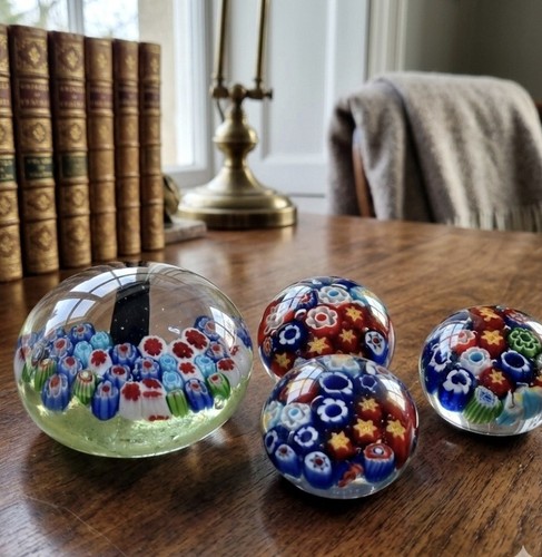 Fermacarte vetro millefiori - vetro,