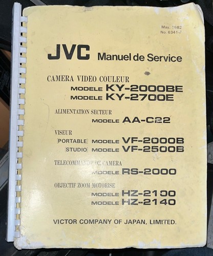 Manuel service jvc - jvc, ky2000
