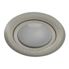 faretto incasso per mobili alogeno G4 cromo opaco fisso foro 60 mm