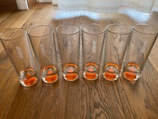 6 X ABSOLUT VODKA Bicchieri vetro ORIGINALI anno 2000 Vintage design no birra