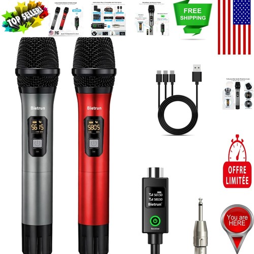 Kit microfono wireless xlr con - microfono,