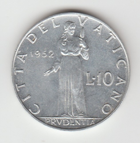 Pio xii vaticano lire 1952 - pio,