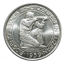 [NC] SVIZZERA - TIRI FEDERALI - 5 FRANCHI 1939 (nc372c)