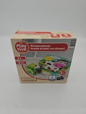 play Tive Puzzle di dadi con disegni IN LEGNO 2+ ANNI 9 PEZZI PER BAMBINI