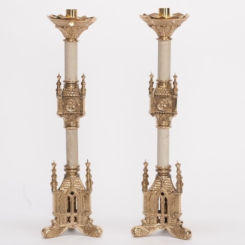 Coppia candelabri altare - candelabri, da