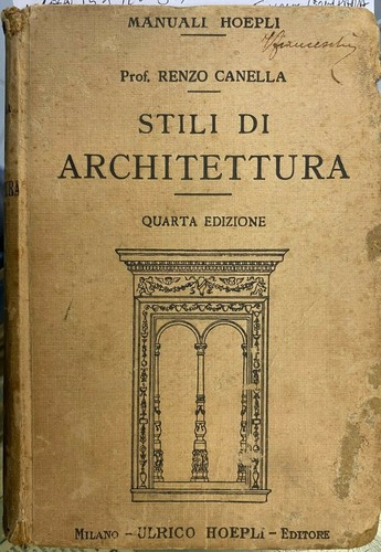 Canella - hoepli), r.