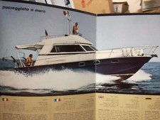 Nautica Rio 11 metri barca brochure advertisement listino equipaggiamento 1976