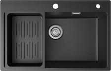 Lavandino Cucina Nero 70X45