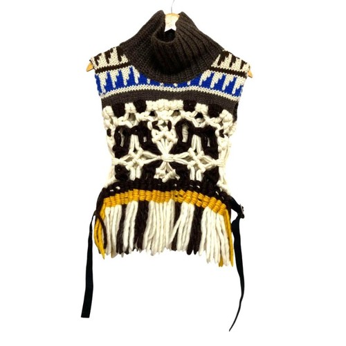 Giubbotto sacai lana macramè - giubbotto,