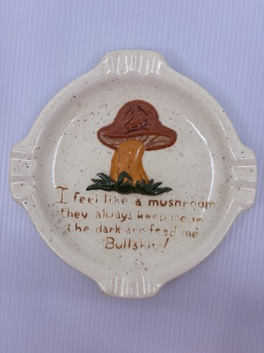 Posacenere ceramica funghi