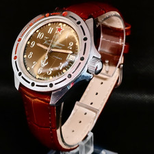 Orologio Vostok Komandirskie Submariner Marina 80s Carica Manuale 