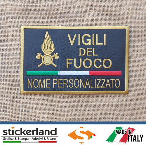 Toppa patch ricamata vigili - patch,