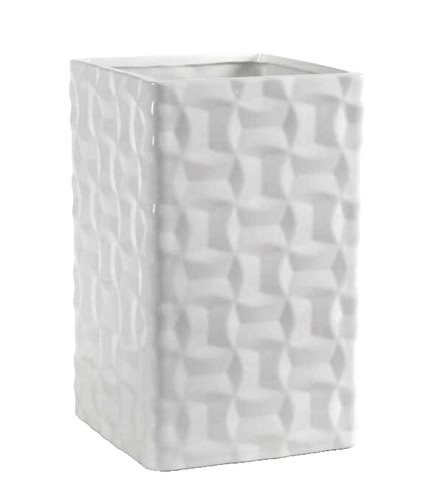 Vaso ceramica quadrato - ceramica,