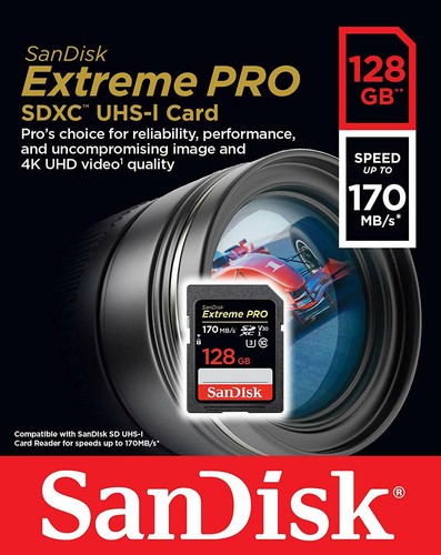 Scheda sandisk 128 gb - sd,
