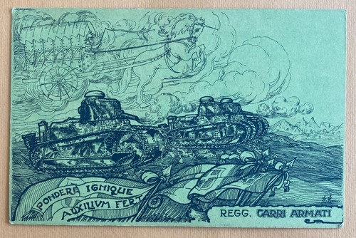 Cartolina illustrata regg - cartolina,