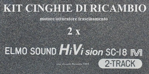 Kit cinghie ricambio - 2, x