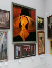 Quadro Omaggio a Modigliani Jeanne Hèbuterne