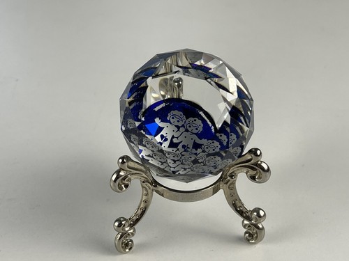 Fermacarte figura swarovski - fermacarte,