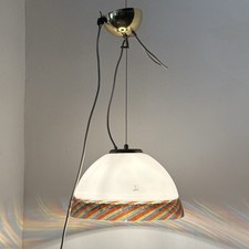 GRANDE LAMPADARIO VINTAGE VETRO DI MURANO OTTIME CONDIZIONI CON MARCHIO
