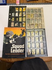 Gioco da tavolo vintage 1977 Squad Leader Avalon Hill seconda guerra mondiale libreria gioco