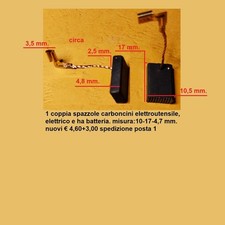 1 coppia carboncini spazzole x