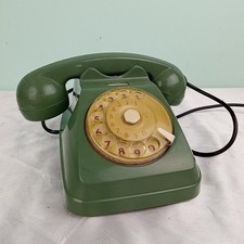 Telefono a disco SIEMENS AUSO SIP S62 Design Lino Saltini Verde Salvia '60 Epoca