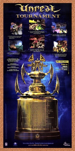 Unreal tournament poster - tournament, pc