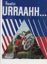 advertising Pubblicità FANTIC MOTOR CROSS 125 1981-MOTOITALIANE MOTOCROSS EPOCA