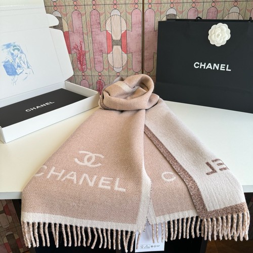 Sciarpa chanel rosa - sciarpa, 100%