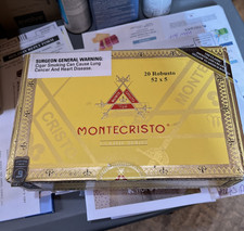 Montecristo n. 2 Scatola vuota per sigari 52 x 6 1/8 serie Classic 8,5" x 6,75" x 2"