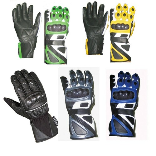 Gants moto cuir bottes - de,