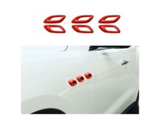 6pz Guarnizione Parafango Ventola Aria Laterale Rosso per Maserati Levante 2016-2020