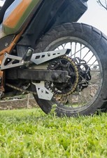  kle 500  carter catena ,guida catena kle 500  proteggi catena kle 500 aluminio 